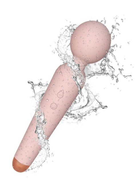 Stymulator łechtaczki Power Wand B Series Magic USB 10 funkcji cielisty