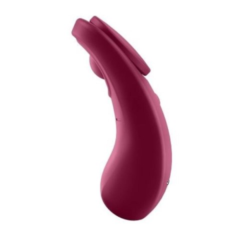 Stymulator łechtaczki Satisfyer Sexy Secret do majtek czerwony