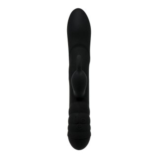 Wibrator króliczek Alive Twister z obrotami czarny USB 23 cm