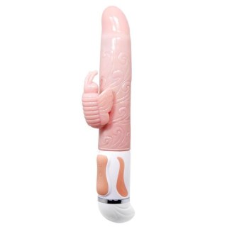 Wibrator króliczek Baile Hot Butterfly rozgrzewający cielisty USB