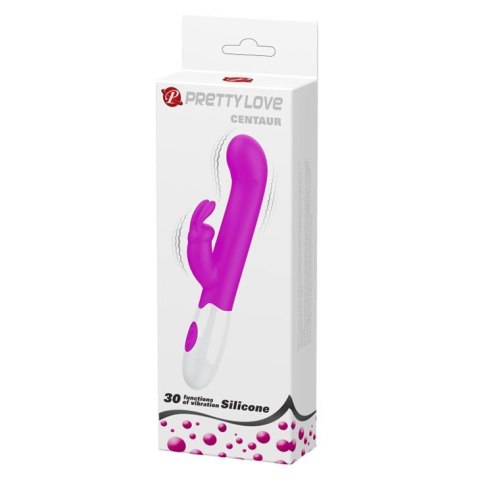 Wibrator króliczek silikonowy Pretty Love Centaur 30 funkcji fioletowy