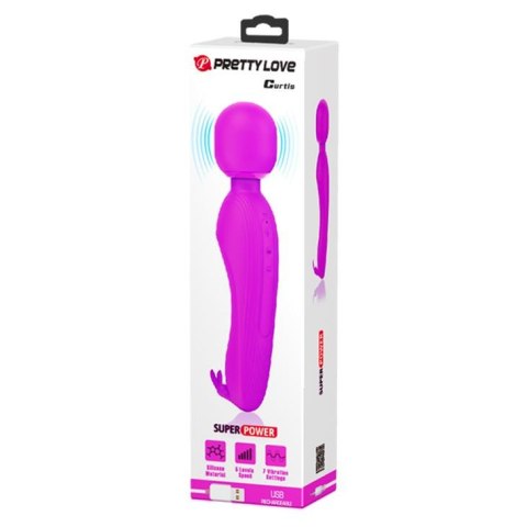 Wibrator króliczek silikonowy Pretty Love Curtis fioletowy USB