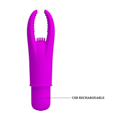 Stymulator łechtaczki Pretty Love Hedy silikonowy 12 wibracji