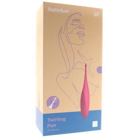 Stymulator łechtaczki Satisfyer Twirling Fun magenta