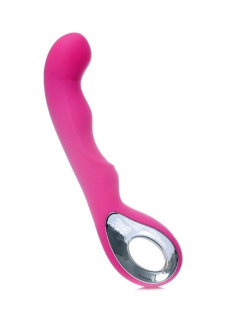 Wibrator punktu G silikonowy B Series Magic różowy USB 20 cm