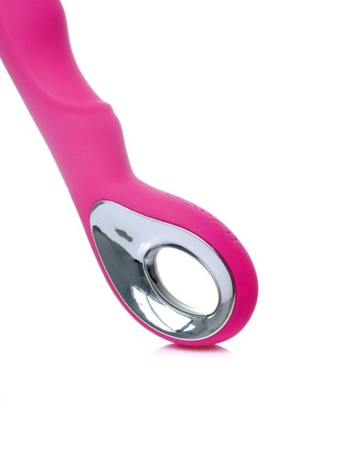 Wibrator punktu G silikonowy B Series Magic różowy USB 20 cm
