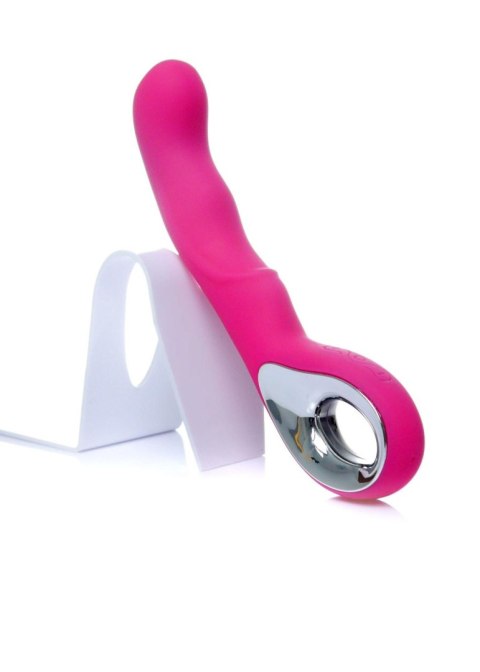 Wibrator punktu G silikonowy B Series Magic różowy USB 20 cm