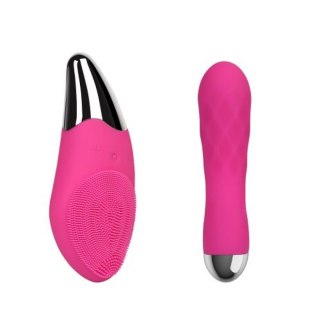Wibrator z dwoma silnikami Leten Pro Delight różowy USB 12,5 cm