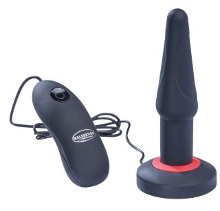 Wibrujący korek analny Malesation Dual Layer Silicone z pilotem