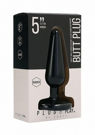Korek analny Plug & Play Basic 12 cm czarny