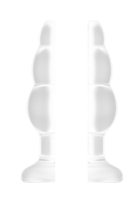 Korek analny tunelowy duży transparentny Sono 13 cm