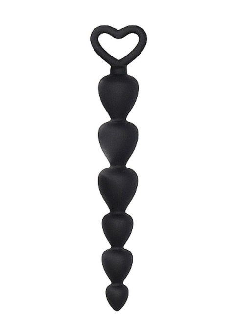 Kuleczki analne silikonowe ShotsToys czarne 15 cm