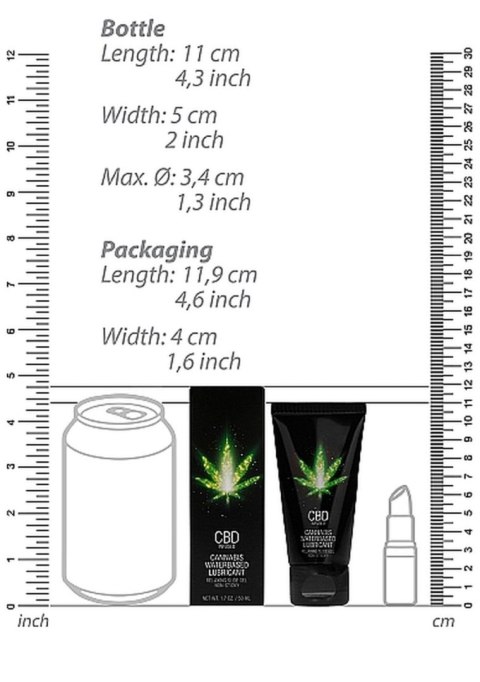 Lubrykant z CBD na bazie wody Pharmquests 50 ml