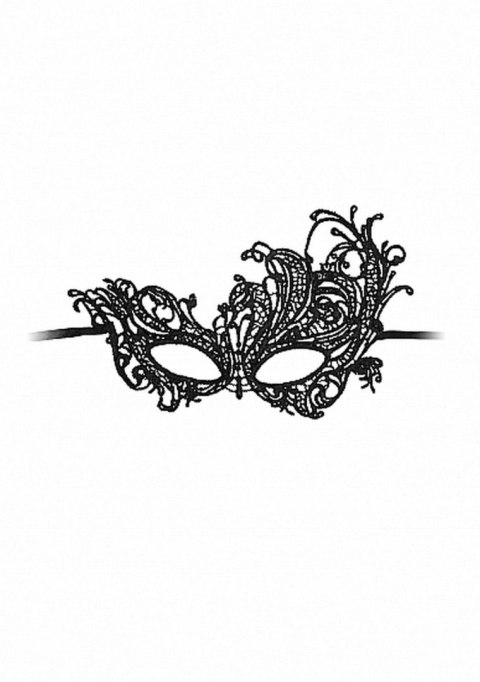 Maska koronkowa Ouch Royal Black czarna