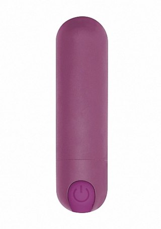 Mini wibrator pociskowy 10 prędkości Be Good Tonight fioletowy USB 8cm