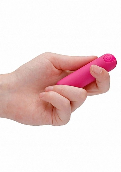 Mini wibrator pociskowy Be Good Tonight różowy USB 10 trybów
