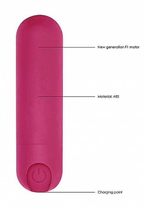 Mini wibrator pociskowy Be Good Tonight różowy USB 10 trybów