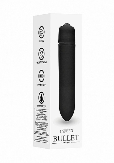 Wibrator bullet jednobiegowy Be Good Tonight czarny 9 cm