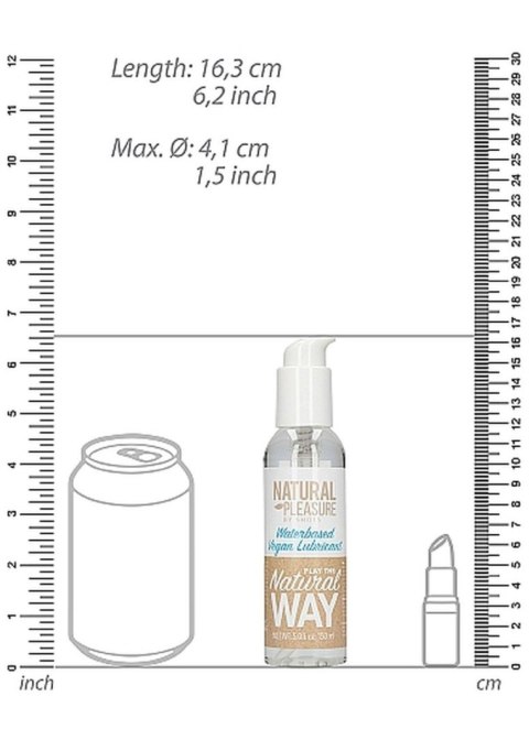 Lubrykant wegański na bazie wody Natural Pleasure 150 ml