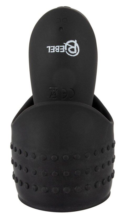 Masturbator Rebel do żołędzi z wibracją USB 14 cm
