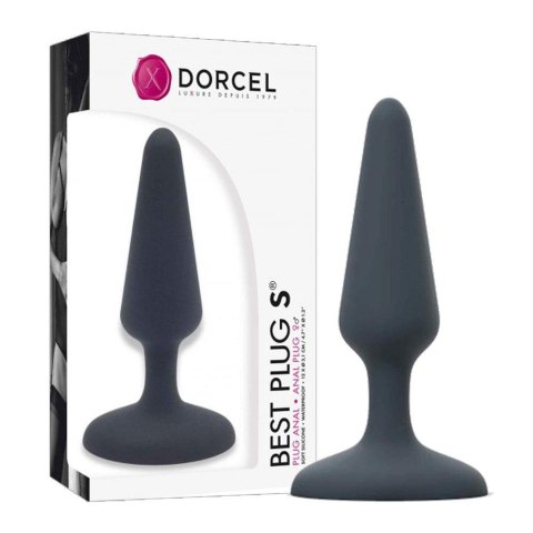 Korek analny smukły silikonowy Dorcel szary 12 cm