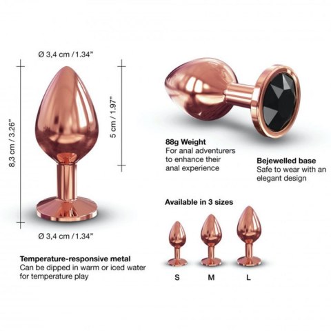 Korek analny z diamencikiem Diamond Dorcel M