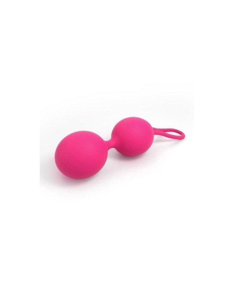 Kulki gejszy podwójne silikonowe Dorcel różowe 15,6 cm