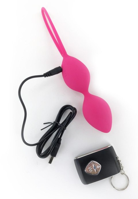 Kulki gejszy wibrujące Dorcel Divine Balls różowe USB