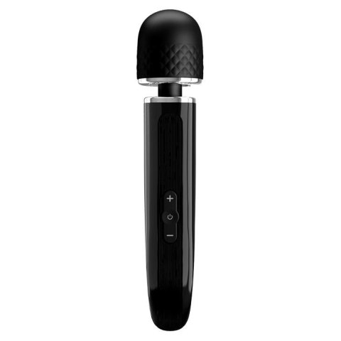 Masażer wibracyjny Pretty Love super mocny silikonowy czarny USB 24 cm