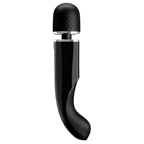 Masażer wibracyjny Pretty Love super mocny silikonowy czarny USB 24 cm