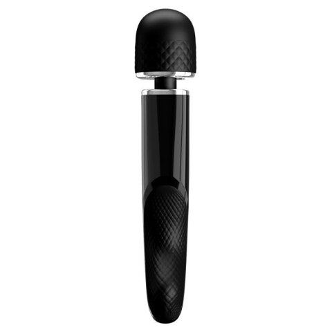 Masażer wibracyjny Pretty Love super mocny silikonowy czarny USB 24 cm