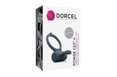 Pierścień erekcyjny wibrujący Dorcel Power Clit z wypustką silikonowy