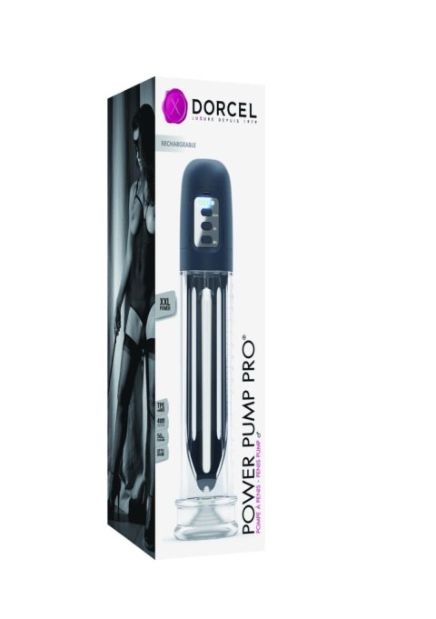 Pompka ssąca do penisa Power Pump Pro Dorcel szara USB