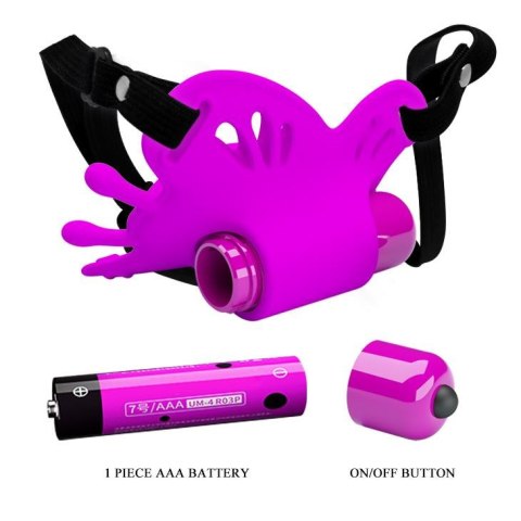 Stymulator łechtaczki Pretty Love Sloane silikonowy fioletowy