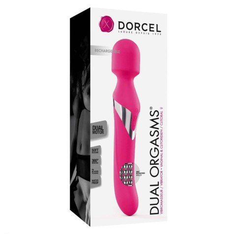 Wibrator dwustronny Dorcel Dual Orgasms magenta USB