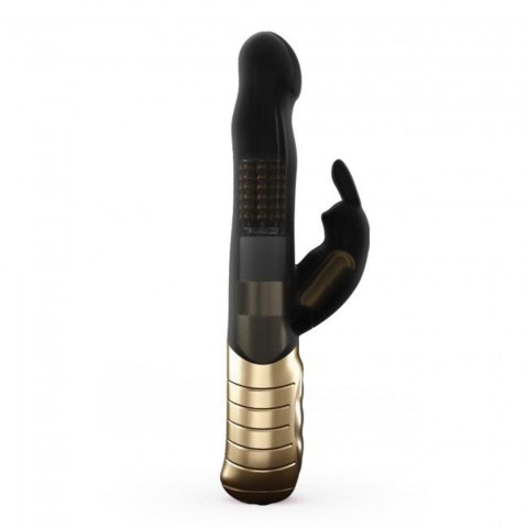 Wibrator króliczek Dorcel Baby Rabbit czarno złoty USB 22 cm