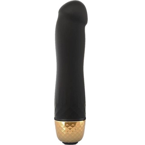 Wibrator mini silikonowy Dorcel Mini Must Gold czarny 12 cm wodoodporny