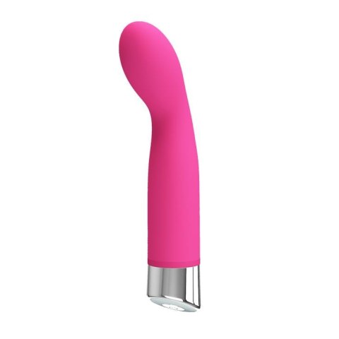 Wibrator punktu G Pretty Love John silikonowy magenta wodoodporny