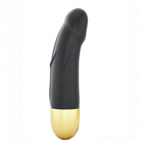Wibrator silikonowy realistyczny Dorcel S czarny złoty USB 12 cm