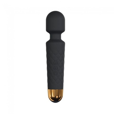 Zestaw masażera wibracyjnego Wanderful Dorcel silikonowy czarny 20 cm
