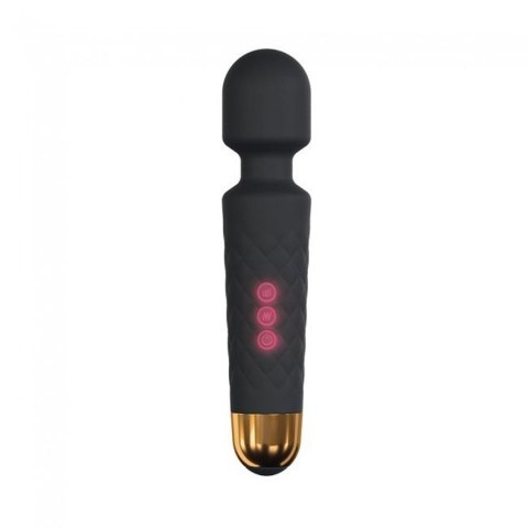 Zestaw masażera wibracyjnego Wanderful Dorcel silikonowy czarny 20 cm