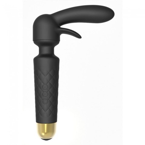 Zestaw masażera wibracyjnego Wanderful Dorcel silikonowy czarny 20 cm