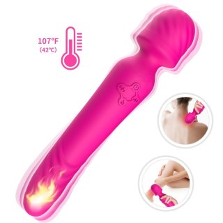 Silikonowy stymulator łechtaczki B Series Joy Mission różowy USB 9 trybów
