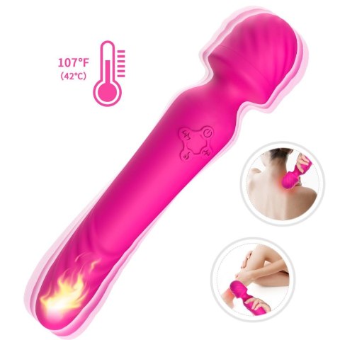 Silikonowy stymulator łechtaczki B Series Joy Mission różowy USB 9 trybów