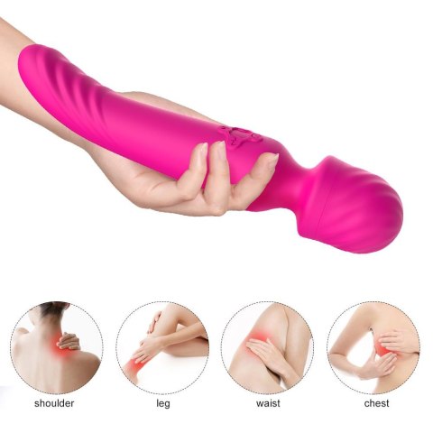 Silikonowy stymulator łechtaczki B Series Joy Mission różowy USB 9 trybów