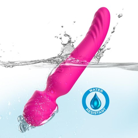 Silikonowy stymulator łechtaczki B Series Joy Mission różowy USB 9 trybów