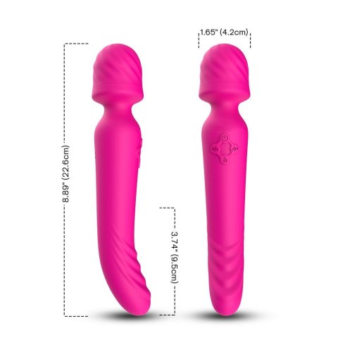 Silikonowy stymulator łechtaczki B Series Joy Mission różowy USB 9 trybów