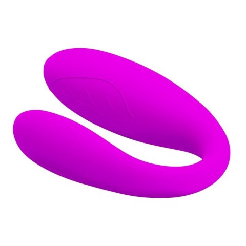Stymulator łechtaczki Pretty Love Fascination fioletowy silikonowy USB