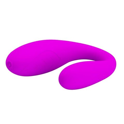 Stymulator łechtaczki Pretty Love Fascination fioletowy silikonowy USB
