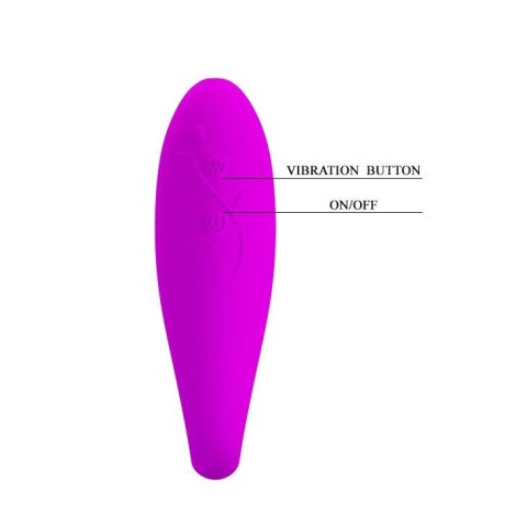 Stymulator łechtaczki Pretty Love Fascination fioletowy silikonowy USB